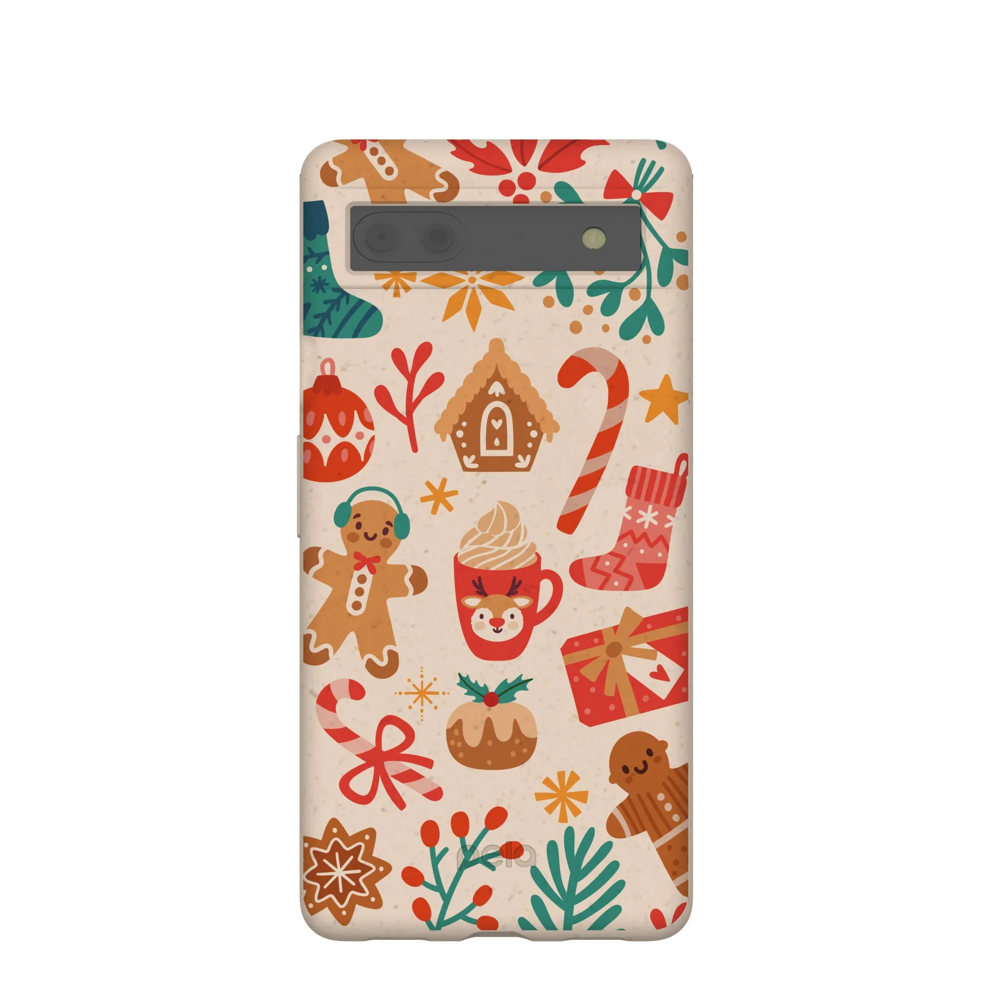 Seashell Festive AF Google Pixel 6a Case