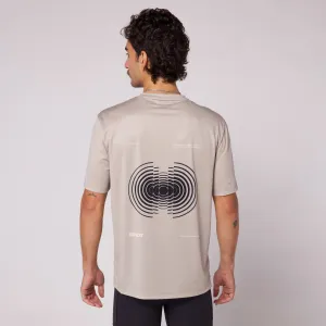 Sliced Spiral Drift™ Performance Tee - Stone