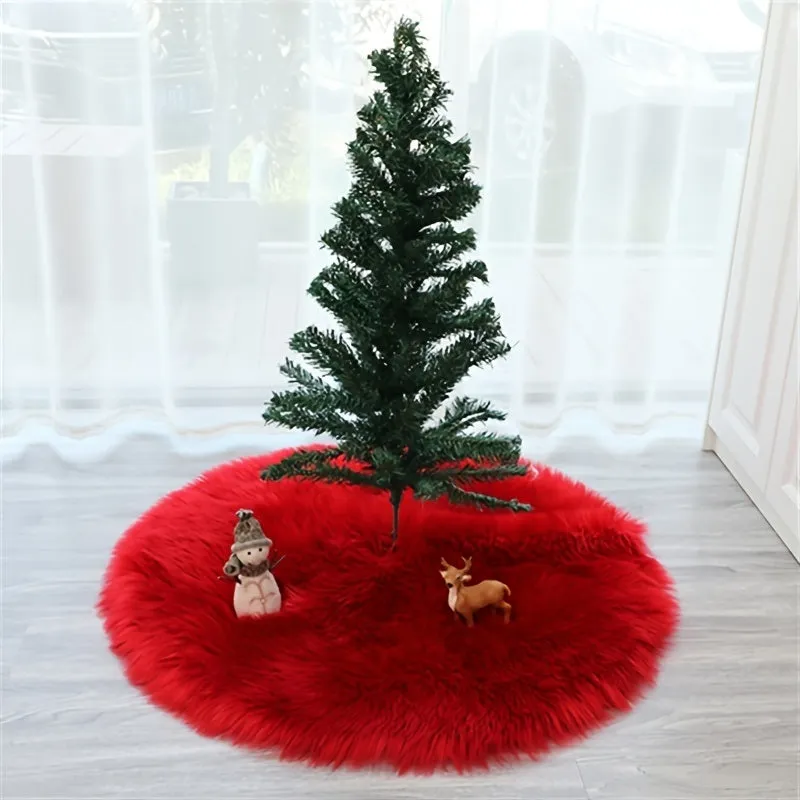 Snow White Faux Fur Christmas Tree