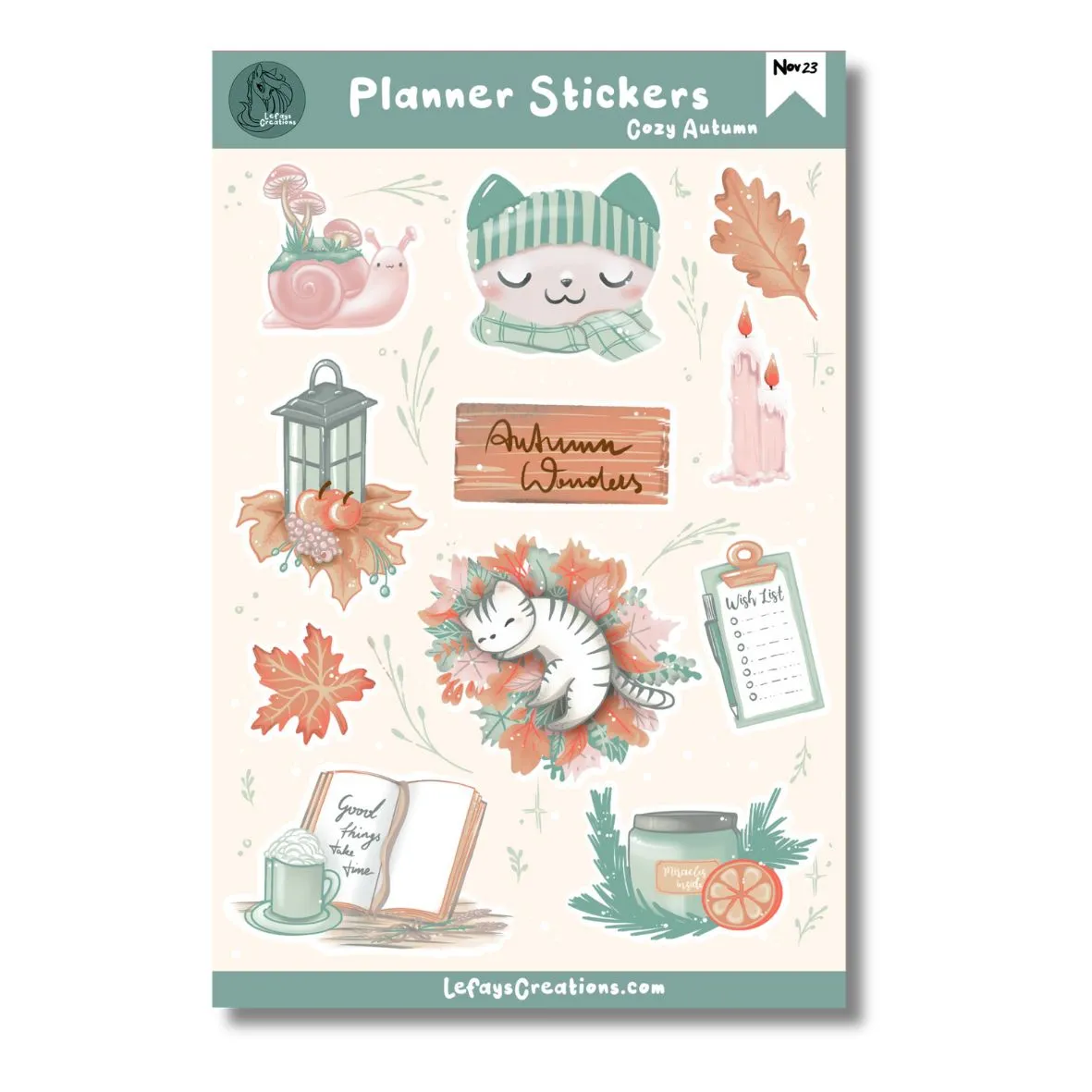 Stickersheet "Cozy Autumn"