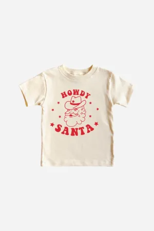 The Babe Co. Howdy Santa Short Sleeve Youth Tee