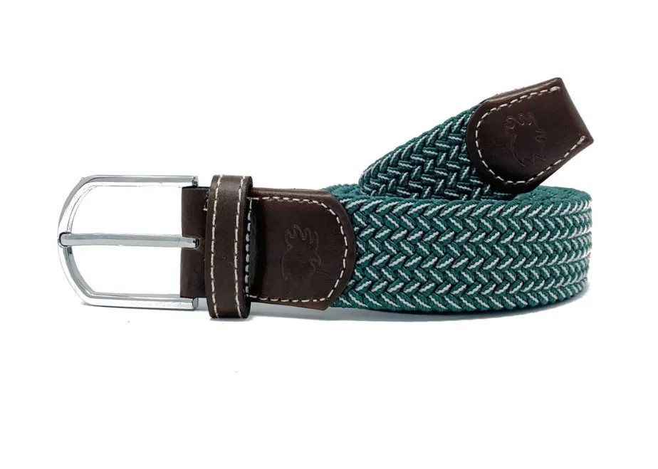 The Bandon Two Toned Woven Stretch Belt