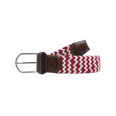 The Bryan Two Toned Woven Stretch Belt