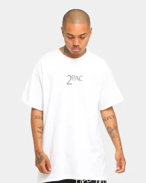 Tupac Social Message Short Sleeve T-Shirt White