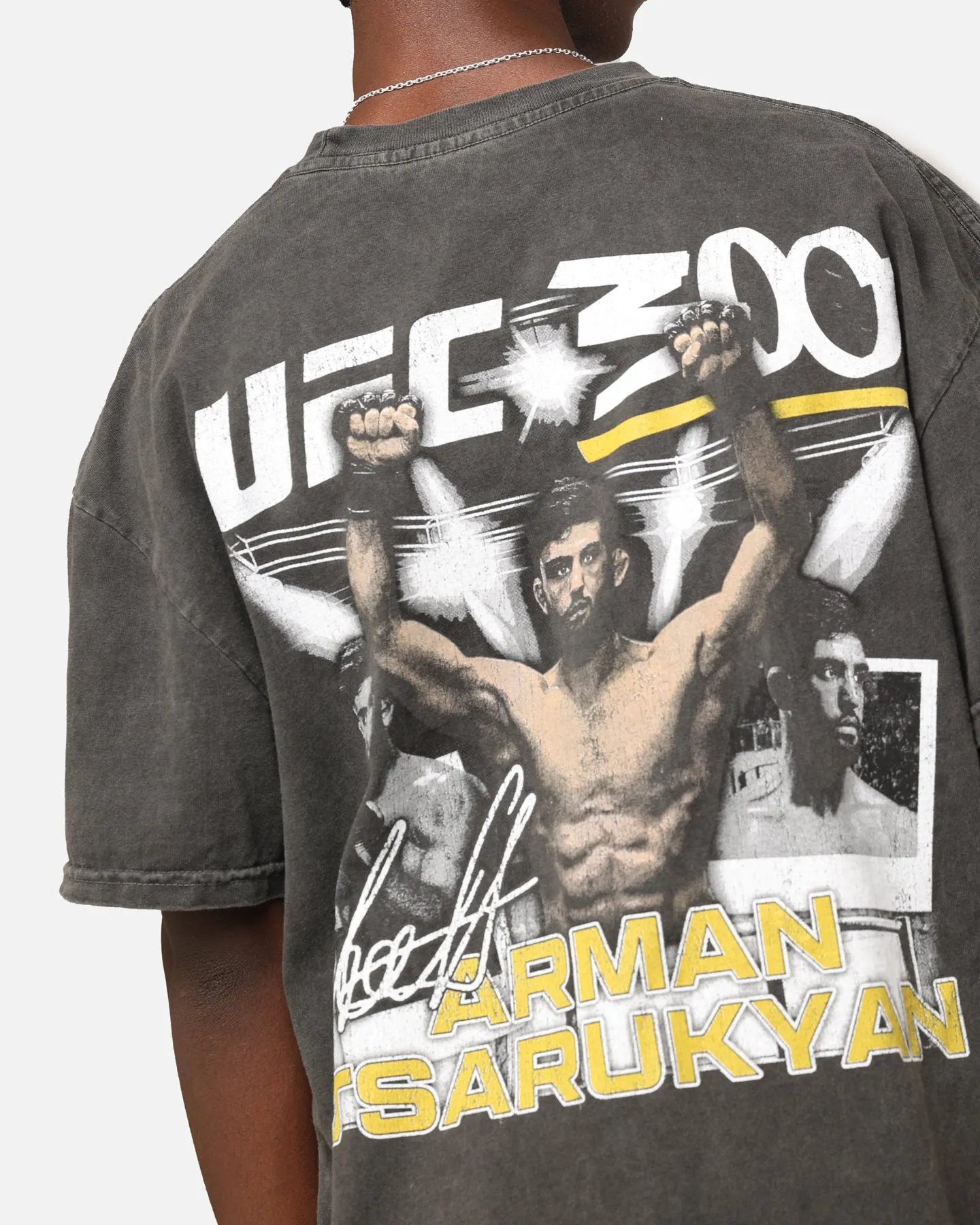 UFC By Culture Kings Arman "Ahalkalakets" Tsarukyan 300 Heavyweight T-Shirt Black Wash