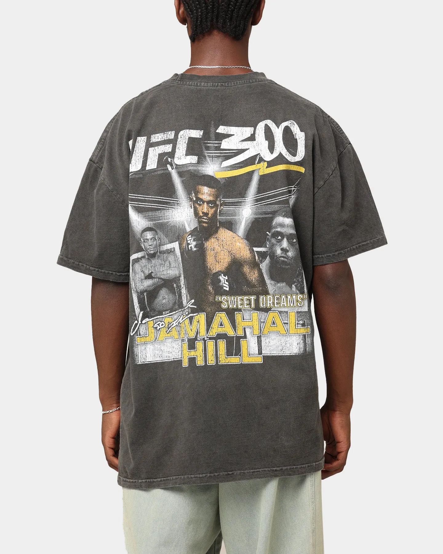 UFC By Culture Kings Jamahal "Sweet Dreams" Hill 300 Heavyweight T-Shirt Black Wash