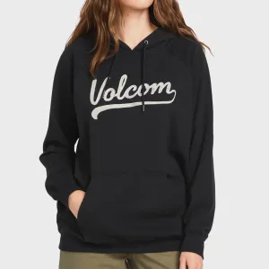 Volcom Womens Truly Stoked Hoodie - Black